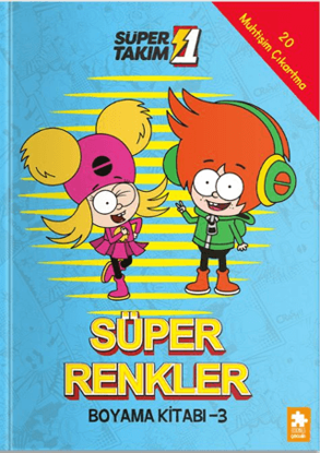 Süper 1 Takım - Süper Renkler Boyama Kitabı - 3 resmi