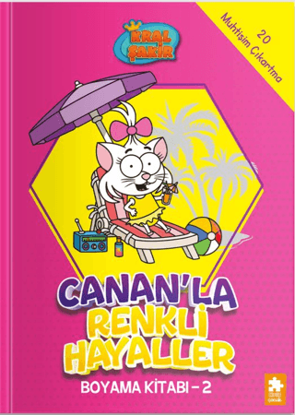 Kral Şakir - Canan’la Renkli Hayaller Boyama Kitabı - 2 resmi