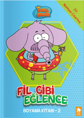 Kral Şakir - Fil Gibi Eğlence Boyama Kitabı - 2 resmi
