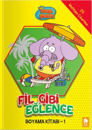 Kral Şakir - Fil Gibi Eğlence Boyama Kitabı - 1 resmi