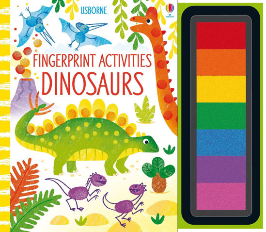 Fingerprint Activities Dinosaurs - Ciltli resmi