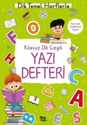 Kılavuz Dik Çizgili Yazı Defteri - Büyük Boy resmi