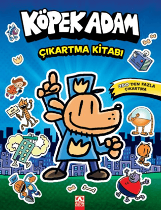 Köpek Adam Çıkartma Kitabı resmi