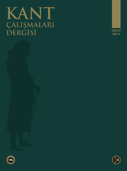 Kant Çalışmaları Dergisi Sayı 4 resmi
