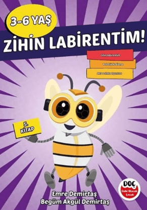 3-6 Yaş Zihin Labirentim! 5. Kitap resmi