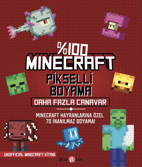 Minecraft Pikselli Boyama - Daha Fazla Canavar resmi