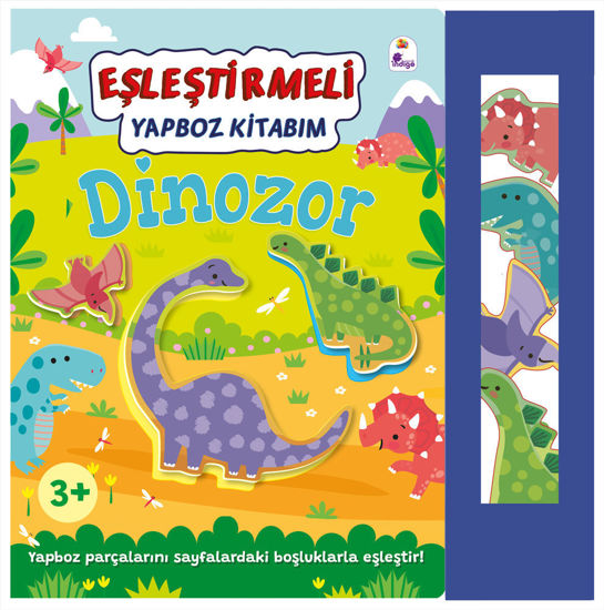 Eşleştirmeli Yap-Boz Kitabım - Dinozor resmi