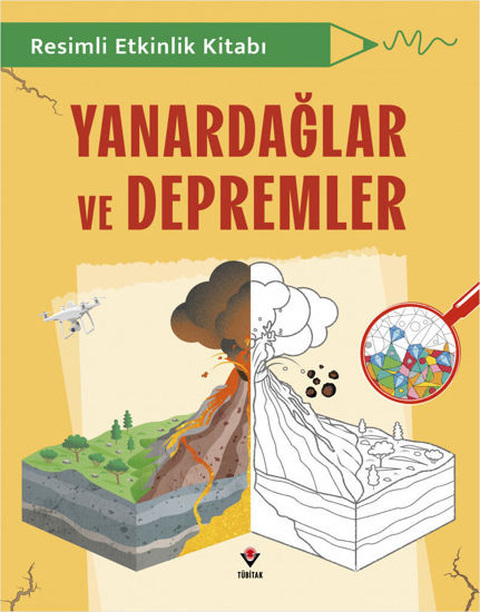 Yanardağlar ve Depremler - Resimli Etkinlik Kitabı resmi
