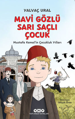 Mavi Gözlü Sarı Saçlı Çocuk resmi