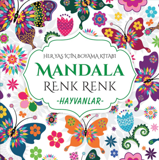 Mandala Renk Renk Hayvanlar resmi