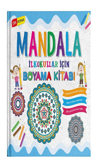 İlkokullar İçin Mandala Boyama Kitabı resmi