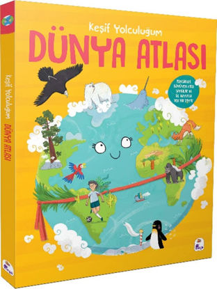 Keşif Yolculuğum - Dünya Atlası - Ciltli resmi