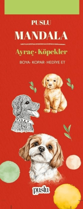 Mandala Ayraç - Köpekler resmi