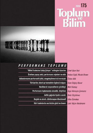 Toplum Ve Bilim Sayı-175 resmi