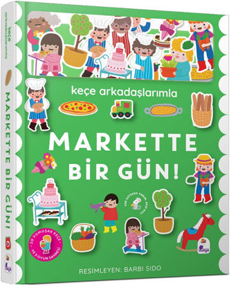Keçe Arkadaşlarımla Markette Bir Gün - Ciltli resmi