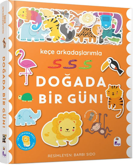 Keçe Arkadaşlarımla Doğada Bir Gün - Ciltli resmi