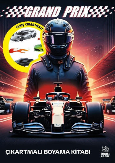 Grand Prix - Çıkartmalı Boyama Kitabı resmi