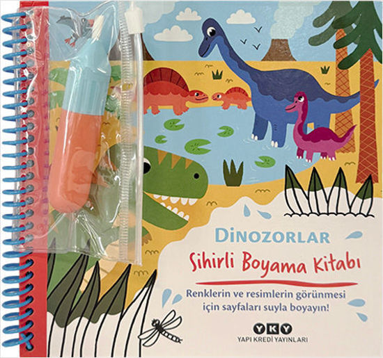 Sihirli Boyama Kitabı – Dinozorlar - Ciltli resmi