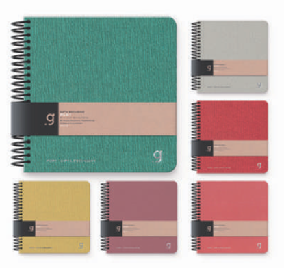 Port Spiralli Flexı Sert Kapak Defter 16x16 80 Yaprak Çizgili resmi
