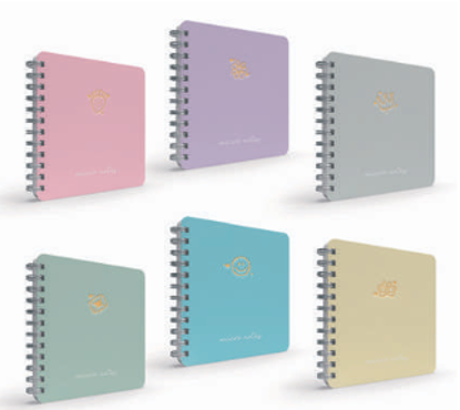 Mıcro Notes Spiralli Sert Kapak Defter 16x16 100 Yaprak Çizgisiz resmi