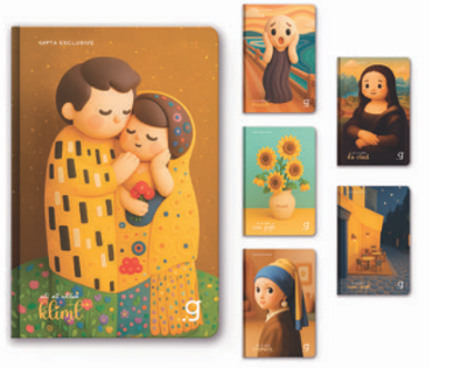 Cuteart İplik Dikiş Sert Kapak Defter 17x24 96 Yaprak Çizgili resmi