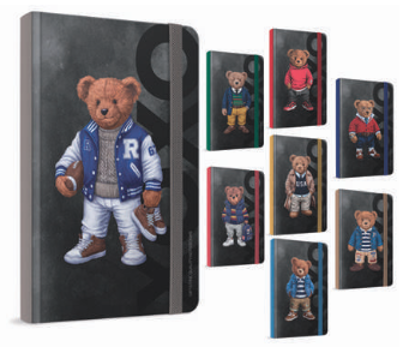 Xoxo İp Dikiş Sert Kapak Defter  13x21 120 Yaprak Çizgili resmi