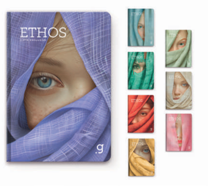 Ethos İplik Dikiş Sert Kapak Defter 13x21 96 Yaprak Çizgili resmi
