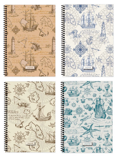 Journal 16,5x22,5 100 Yaprak Çizgisiz Spiralli Sert Kapak Defter resmi