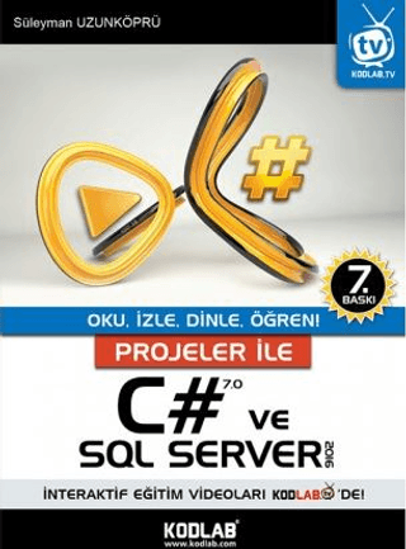 Projeler İle C# 7.0 ve SQL Server 2016 resmi