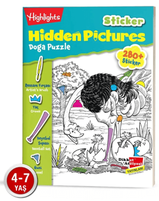 Sticker Hidden Pictures Doğa Puzzle resmi