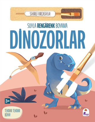 Suyla Rengarenk Boyama - Dinozorlar resmi