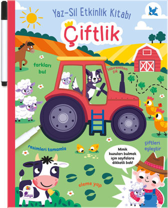 Yaz-Sil Etkinlik Kitabı - Çiftlik resmi