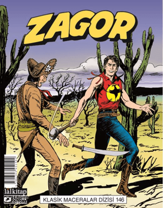 Zagor Klasik Maceralar - Sertao-Büyük Hesaplaşma - Kayıp Dünya - Titanlar Çarpışıyor - Cilt 146 resmi