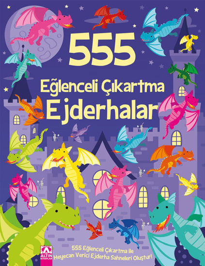 555 Eğlenceli Çıkartma - Ejderhalar resmi