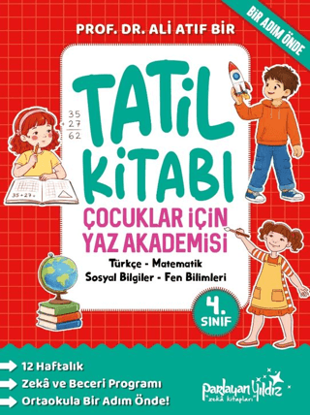 Çocuklar İçin Yaz Akademisi - 4. Sınıf Tatil Kitabı resmi