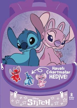 Disney Stitch - Parıltılı Tatil Çantam Etkinlik ve Boyama Kitabı resmi