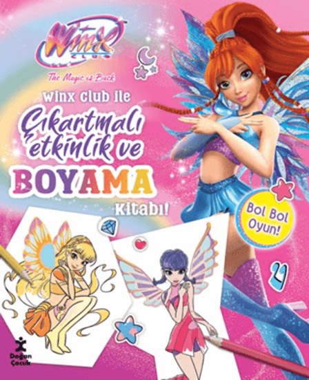 Winx Club ile Çıkartmalı Etkinlik ve Boyama Kitabı resmi