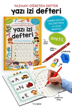 Yazı İzi Defteri - Yazmayı Öğreten Defter resmi