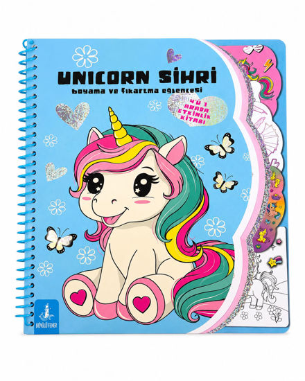 Unicorn Sihri Boyama ve Çıkartma Eğlencesi resmi