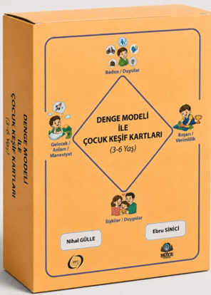 Denge Modeli İle Çocuk Keşif Kartları 3-6 Yaş resmi