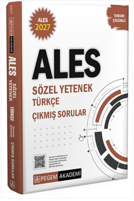 2027 ALES Sözel Yetenek Türkçe Tamamı Çözümlü Çıkmış Sorular resmi