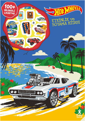 Hot Wheels Çok Çıkartmalı Boyama Kitabı resmi