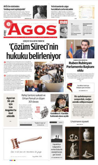 Agos Gazetesi-7-Ağustos-2026 resmi