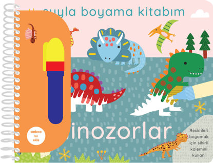 Suyla Boyama Kitabım - Dinozorlar resmi
