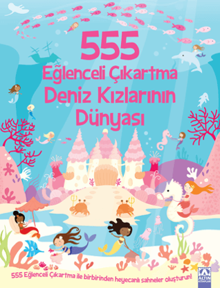 555 Eğlenceli Çıkartma - Deniz Kızlarının Dünyası resmi