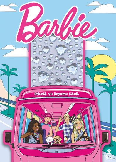Barbie - Taşlı Çıkartmalarla Etkinlik ve Boyama Kitabı resmi