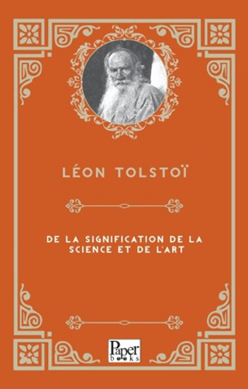 De la Signification de la Science et de l'art resmi
