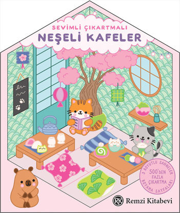 Sevimli Çıkartmalı - Neşeli Kafeler resmi