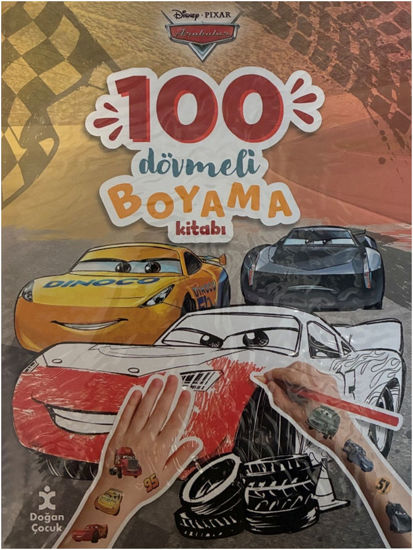 Disney Arabalar - 100 Dövmeli Boyama Kitabı resmi