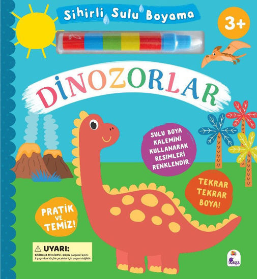 Sihirli Sulu Boyama - Dinozorlar resmi